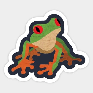 Red Eyed Tree Frog Sticker